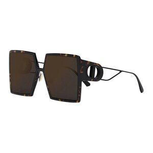 NEW DIOR SUNGLASSES, HAVANA WOMEN SQUARE DIOR 30MONTAIGNE SU 20A5
